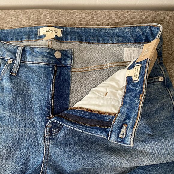 Madewell Kick Out Denim Jeans Women's 16W Mid Rise Blue Casual NWT - Picture 4 of 13